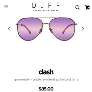 DIFF EYEWEAR DASH SUNGLASSES